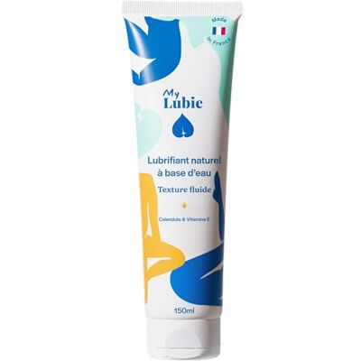My Lubie Lubrifiant Naturel à Base d'Eau avec Calendula & Vitamine E 150 ml Lubrifiant Vegan Confort Durable Fabriqué en France My Lubie Lubrifiant Naturel à Base d'Eau avec Calendula & Vitamine E 150 ml Lubrifiant Vegan Confort Durable Fabriqué en France