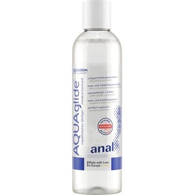 JOYDIVISION AQUAglide ANAL 300ml – Lubrifiant premium à base d’eau, extra visqueux pour le sexe anal Testé dermatologiquement & doux pour la peau Sans parfum, colorants ni parabènes JOYDIVISION AQUAglide ANAL 300ml – Lubrifiant premium à base d’eau, extra visqueux pour le sexe anal Testé dermatologiquement & doux pour la peau Sans parfum, colorants ni parabènes