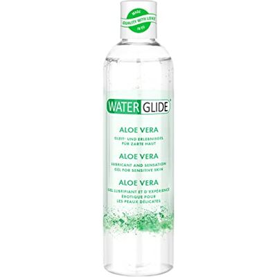 Waterglide Gel Lubrifiant à Base d'Eau 2 en 1 Massage & Aloe Vera, 300 ml Hydratant Apaisant, Compatible Préservatifs en Latex, Sans Silicone, Formule Végane, Convient aux Jouets Intimes Waterglide Gel Lubrifiant à Base d'Eau 2 en 1 Massage & Aloe Vera, 300 ml Hydratant Apaisant, Compatible Préservatifs en Latex, Sans Silicone, Formule Végane, Convient aux Jouets Intimes