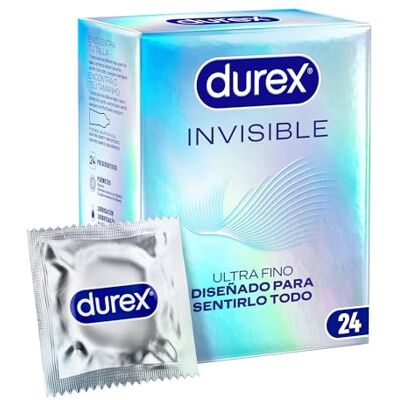 Durex Invisible Extra Sensitivo Preservativos 24 Uds Durex Invisible Extra Sensitivo Preservativos 24 Uds
