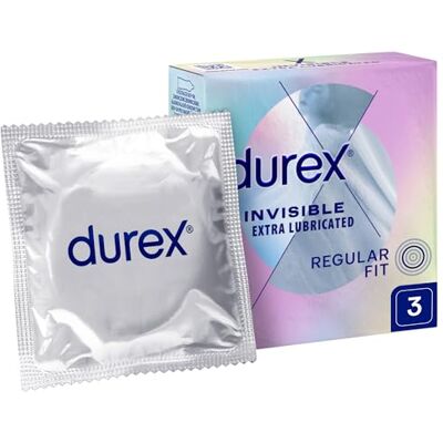 Durex Invisible Extra Thin Extra Lubricated by Durex Invisible Extra Thin Extra Lubricated by