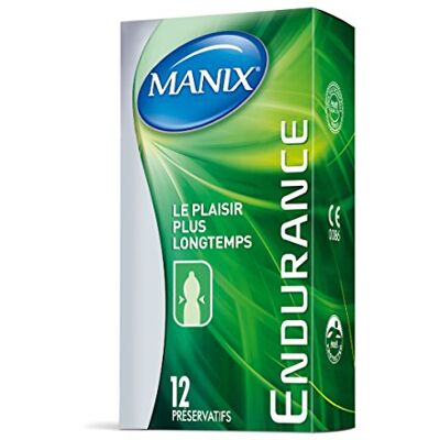 Manix Endurance Lot de 12 préservatifs Manix Endurance Lot de 12 préservatifs