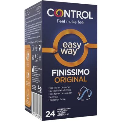 CONTROL EasyWay Lot de 24 préservatifs fins fins avec languette pour port rapide CONTROL EasyWay Lot de 24 préservatifs fins fins avec languette pour port rapide
