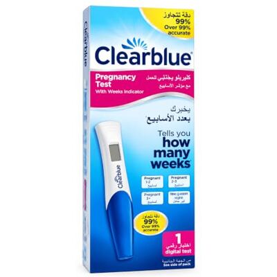 Clearblue Test de grossesse avec indicateur de conception numérique Clearblue Test de grossesse avec indicateur de conception numérique