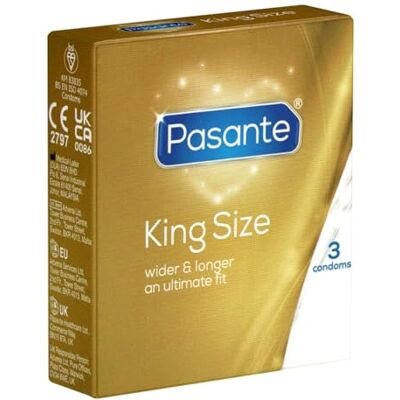 Pasante Préservatifs King size – Lot de 3 Pasante Préservatifs King size – Lot de 3