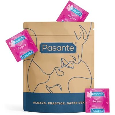 Pasante Lot de 36 préservatifs réguliers Pasante Lot de 36 préservatifs réguliers
