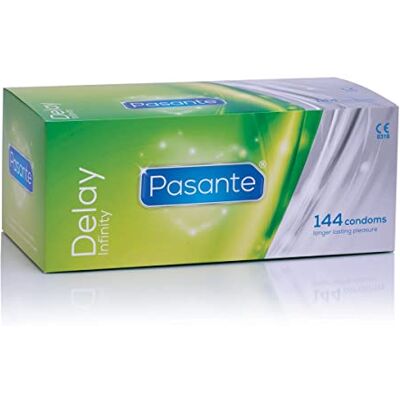 Pasante Infinity (Delay) Lot de 12 préservatifs lidocaïne durent plus longtemps, satisfaction optimale Pasante Infinity (Delay) Lot de 12 préservatifs lidocaïne durent plus longtemps, satisfaction optimale