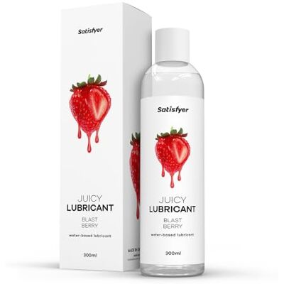 Satisfyer Blast Berry 300 ml Lubrifiant à base d'eau pour peaux sensibles Sans huile ni graisse, facile à laver et compatible avec les préservatifs Doux et doux pour la peau Satisfyer Blast Berry 300 ml Lubrifiant à base d'eau pour peaux sensibles Sans huile ni graisse, facile à laver et compatible avec les préservatifs Doux et doux pour la peau