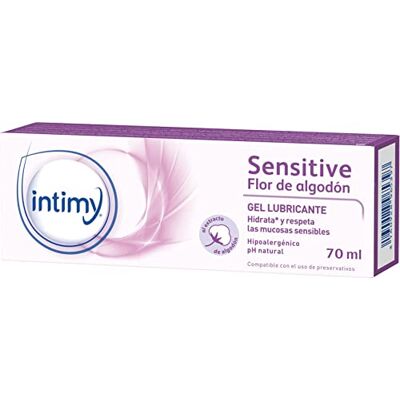INTIMY Gel Lubrifiant Sensitive Fleur de Coton 70 ml INTIMY Gel Lubrifiant Sensitive Fleur de Coton 70 ml