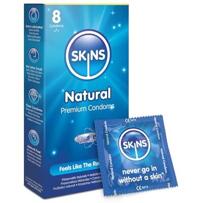 SKINS Natural Premium Ultra Clear Lot de 12 préservatifs SKINS Natural Premium Ultra Clear Lot de 12 préservatifs
