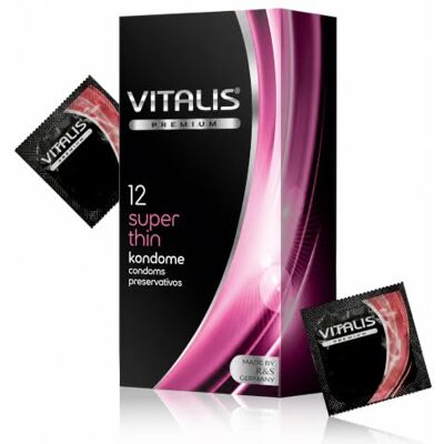 Vitalis Super Thin 12 préservatifs Vitalis Super Thin 12 préservatifs