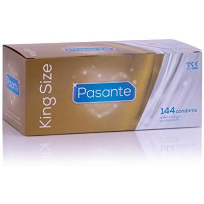 Pasante Préservatifs Grande Taille x 144 (Pack en Vrac pour Clinique) Pasante Préservatifs Grande Taille x 144 (Pack en Vrac pour Clinique)