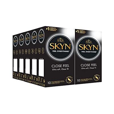 SKYN Close Feel Lot de 50 préservatifs sans latex + 10 préservatifs gratuits (50 préservatifs + 10 préservatifs) SKYN Close Feel Lot de 50 préservatifs sans latex + 10 préservatifs gratuits (50 préservatifs + 10 préservatifs)