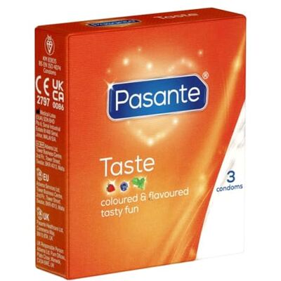 Pasante Flavours : 3 préservatifs aromatisés Pasante Flavours : 3 préservatifs aromatisés