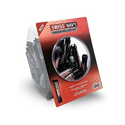 SWISS NAVY Lubrifiant anal à base de silicone, 10 ml, 100 pièces SWISS NAVY Lubrifiant anal à base de silicone, 10 ml, 100 pièces