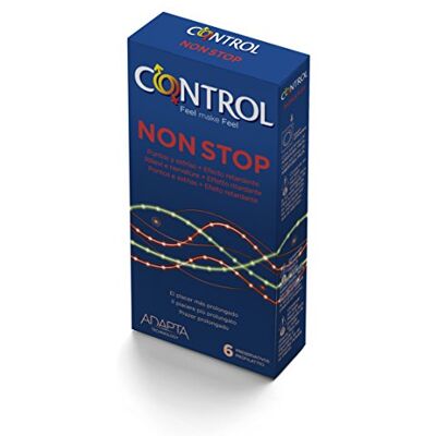 CONTROL Non Stop Préservatifs mâles 6 pièces CONTROL Non Stop Préservatifs mâles 6 pièces
