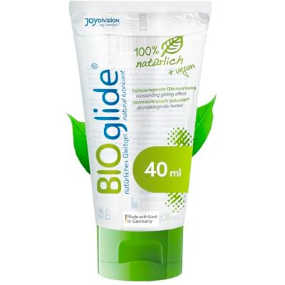 JOYDIVISION Original BIOglide Lubrifiant neutre 40 ml I 100% naturel & végan, à base d'eau I pour préservatifs latex I Lubrification à base d'eau JOYDIVISION Original BIOglide Lubrifiant neutre 40 ml I 100% naturel & végan, à base d'eau I pour préservatifs latex I Lubrification à base d'eau