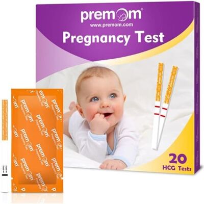 Premom Tests Grossesse Précoce Bandelettes: 20 Tests HCG Résultats Précis avec Application Française Intelligente (iOS et Android) Suivi de Fertilité Premom Tests Grossesse Précoce Bandelettes: 20 Tests HCG Résultats Précis avec Application Française Intelligente (iOS et Android) Suivi de Fertilité