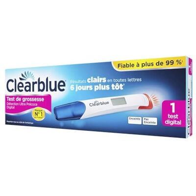 Clearblue Test de Grossesse Détection Ultra Précoce Digital Clearblue Test de Grossesse Détection Ultra Précoce Digital