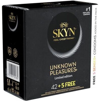 SKYN Unknown Pleasures 42+5free Mélange de préservatifs Transparent Taille unique SKYN Unknown Pleasures 42+5free Mélange de préservatifs Transparent Taille unique