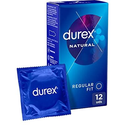 Durex Préservatifs originaux Natural Plus 45 g, 12 unités (paquet de 1) Durex Préservatifs originaux Natural Plus 45 g, 12 unités (paquet de 1)