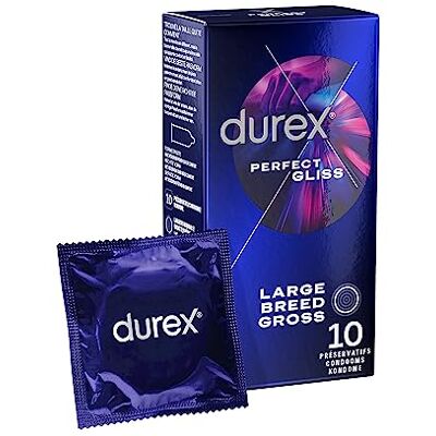 Durex Perfect Gliss 10 condoms Durex Perfect Gliss 10 condoms
