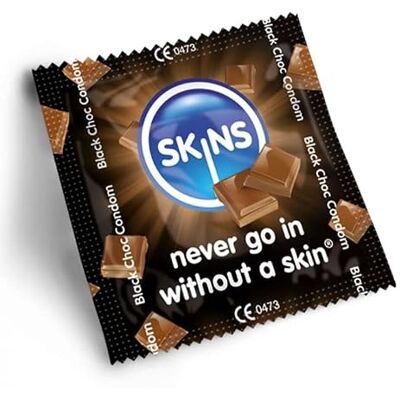 SKINS Premium Préservatifs Au Goût De Chocolat Grande Boîte Préservatifs Aromatisés Ultra Mince pour Oral et Rapports Préservatifs avec Lubrifiant Aromatisé Extra pour un Plaisir SKINS Premium Préservatifs Au Goût De Chocolat Grande Boîte Préservatifs Aromatisés Ultra Mince pour Oral et Rapports Préservatifs avec Lubrifiant Aromatisé Extra pour un Plaisir