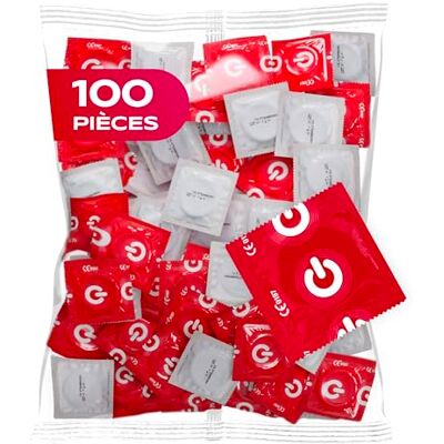 ON) Préservatifs Super Fins I 54 mm largeur I Pack de 100 I Préservatifs premium ultra fins I 0,055 mm épaisseur I Préservatifs vegan I Préservatifs pour hommes ON) Préservatifs Super Fins I 54 mm largeur I Pack de 100 I Préservatifs premium ultra fins I 0,055 mm épaisseur I Préservatifs vegan I Préservatifs pour hommes