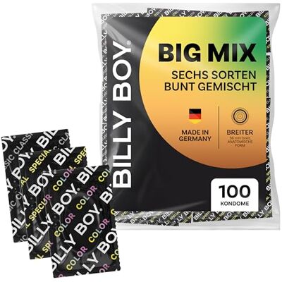 Billy Boy Préservatifs Big Mix 100 unités Billy Boy Préservatifs Big Mix 100 unités