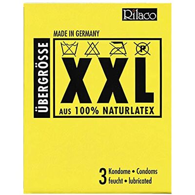 Rilaco Préservatifs 3 Pièces XXL Rilaco Préservatifs 3 Pièces XXL