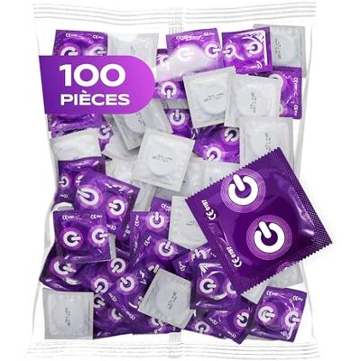 ON) Préservatifs Chocolat I 54 mm largeur I Pack de 100 I Préservatifs noirs & parfum chocolat I épaisseur 0,07 mm I Préservatifs vegan I Préservatifs pour hommes ON) Préservatifs Chocolat I 54 mm largeur I Pack de 100 I Préservatifs noirs & parfum chocolat I épaisseur 0,07 mm I Préservatifs vegan I Préservatifs pour hommes