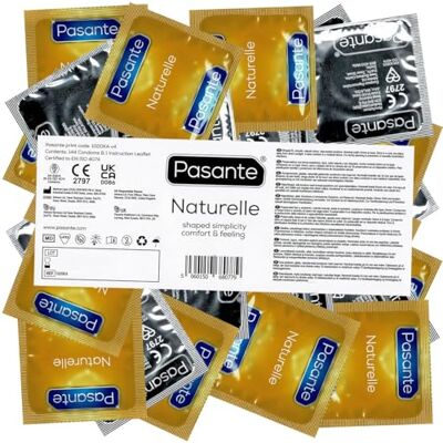 Pasante 144 préservatifs naturels anatomiques avec ajustement confortable Pasante 144 préservatifs naturels anatomiques avec ajustement confortable