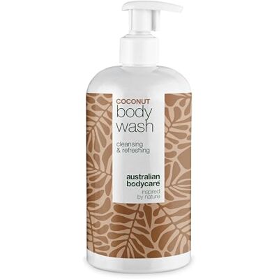 Australian Bodycare Bain de douche Coco pour peau impure avec 4-Terpineol, connu pour soulager les boutons, les irritations et les mauvaises odeurs, idéal pour un usage quotidien Australian Bodycare Bain de douche Coco pour peau impure avec 4-Terpineol, connu pour soulager les boutons, les irritations et les mauvaises odeurs, idéal pour un usage quotidien