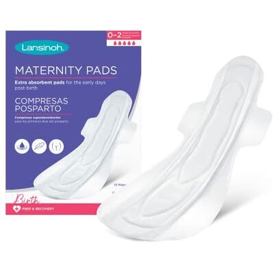 Lansinoh Serviettes de maternité extra absorbantes, lot de 10 Lansinoh Serviettes de maternité extra absorbantes, lot de 10