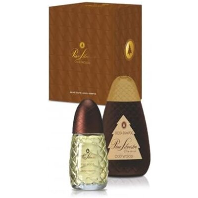 Pino Silvestre Oud Wood Coffret cadeau homme parfum Edt 75 ml douche shampooing 400 ml Pino Silvestre Oud Wood Coffret cadeau homme parfum Edt 75 ml douche shampooing 400 ml