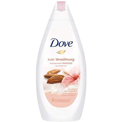 Dove Crème de bain riche au lait d'amande et parfum d'hibiscus, 750 ml Dove Crème de bain riche au lait d'amande et parfum d'hibiscus, 750 ml