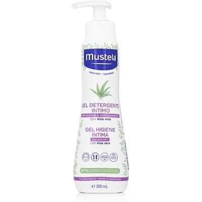 Mustela Gel Hygiène Intime , Change, à la Perséose d'Avocat BIO, Nourrissons et Enfants Nettoie en douceur la zone intime, 97% d'ingrédients d'origine naturelle (200ml) Mustela Gel Hygiène Intime , Change, à la Perséose d'Avocat BIO, Nourrissons et Enfants Nettoie en douceur la zone intime, 97% d'ingrédients d'origine naturelle (200ml)