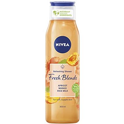 NIVEA _Fresh Blends Refreshing Shower ¿el pod prysznic odœwie¿aj¹cy Apricot & Mango & Rice Milk 300ml NIVEA _Fresh Blends Refreshing Shower ¿el pod prysznic odœwie¿aj¹cy Apricot & Mango & Rice Milk 300ml