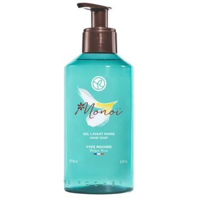 Yves Rocher Monoï Gel Lavant Mains Sans Savon Vegan Mains Douces – 190 ml Gel lavant mains au Monoï et fleur de Tiaré, nettoie sans dessécher, parfum solaire, sans savon, vegan, 94% naturel Yves Rocher Monoï Gel Lavant Mains Sans Savon Vegan Mains Douces – 190 ml Gel lavant mains au Monoï et fleur de Tiaré, nettoie sans dessécher, parfum solaire, sans savon, vegan, 94% naturel