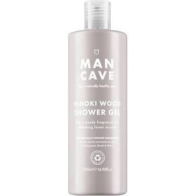 ManCave Hinoki Wood Gel Douche 500ml Parfum Boisé Chaud avec Cyprès Hinoki, Bergamote et Vétiver Naturel, Vegan, Sans Cruauté ManCave Hinoki Wood Gel Douche 500ml Parfum Boisé Chaud avec Cyprès Hinoki, Bergamote et Vétiver Naturel, Vegan, Sans Cruauté
