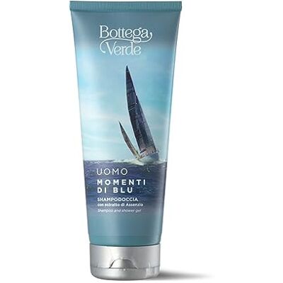 Bottega Verde Moments de bleu Shampoing douche avec extrait d'absinthe (200 ml) Bottega Verde Moments de bleu Shampoing douche avec extrait d'absinthe (200 ml)