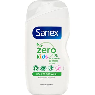 Sanex Zero% Kids Nettoyant tête aux pieds 450 ml Sanex Zero% Kids Nettoyant tête aux pieds 450 ml