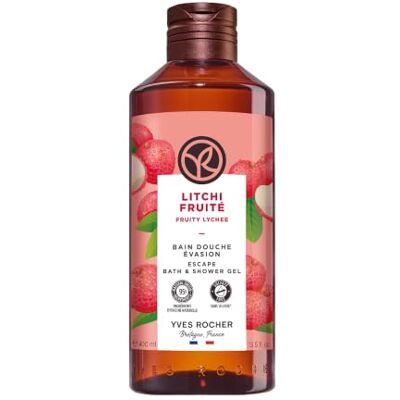 Yves Rocher Litchi Fruité Gel Douche Body Wash Sans Sulfate – 400 ml Gel douche et body wash sans sulfate, au parfum Litchi Fruité, nettoie en douceur, hydrate et parfume la peau, formule vegan Yves Rocher Litchi Fruité Gel Douche Body Wash Sans Sulfate – 400 ml Gel douche et body wash sans sulfate, au parfum Litchi Fruité, nettoie en douceur, hydrate et parfume la peau, formule vegan