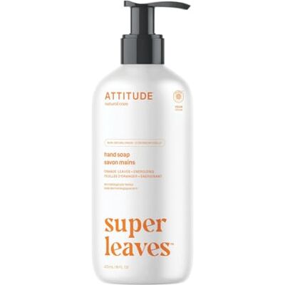ATTITUDE Super Orange Leaves 700334 Savon naturel pour les mains ATTITUDE Super Orange Leaves 700334 Savon naturel pour les mains