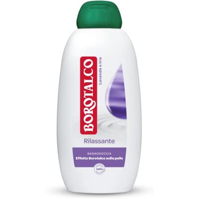 Borotalco Bain douche relaxant lavande et iris Gel douche pour le corps Formule relaxante Détente absolue Effet sur la peau Testé dermatologiquement Flacon de 600 ml Borotalco Bain douche relaxant lavande et iris Gel douche pour le corps Formule relaxante Détente absolue Effet sur la peau Testé dermatologiquement Flacon de 600 ml