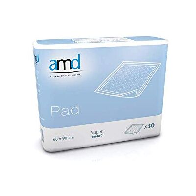 AMD Pad Super 60 x 90 cm 30 Alèses de lit AMD Pad Super 60 x 90 cm 30 Alèses de lit