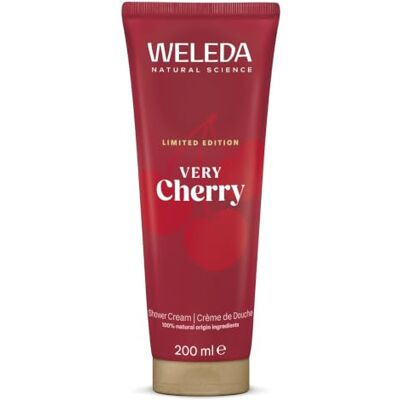 WELEDA Gel douche bio Very Cherry avec parfum naturel de cerise – Douche de soin cosmétique naturelle douce en édition limitée (1 x 200 ml) WELEDA Gel douche bio Very Cherry avec parfum naturel de cerise – Douche de soin cosmétique naturelle douce en édition limitée (1 x 200 ml)