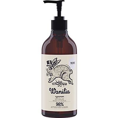 Yope Savon liquide pour les mains Vanille et Cannelle 500 ml (lot de 1) Yope Savon liquide pour les mains Vanille et Cannelle 500 ml (lot de 1)