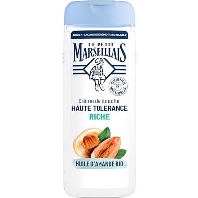 Le Petit Marseillais Crème de Douche Huile d'Amande Bio - Haute Tolérance Riche 400 ml Le Petit Marseillais Crème de Douche Huile d'Amande Bio - Haute Tolérance Riche 400 ml