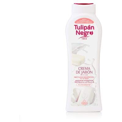 TULIPAN NEGRO Black Tulip Bath Gel Crème Savon, 720 millilitres TULIPAN NEGRO Black Tulip Bath Gel Crème Savon, 720 millilitres